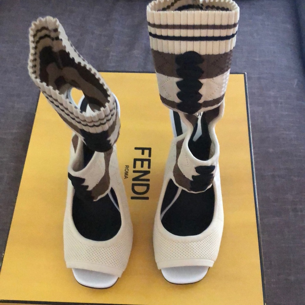 Fendi sock sandal